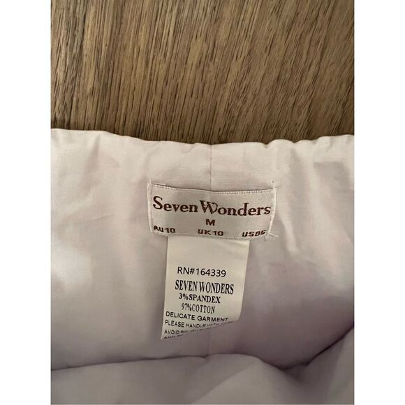 SEVEN WONDERS SAVANNAH CROP TOP WHITE SIZE M - Picture 8 of 9
